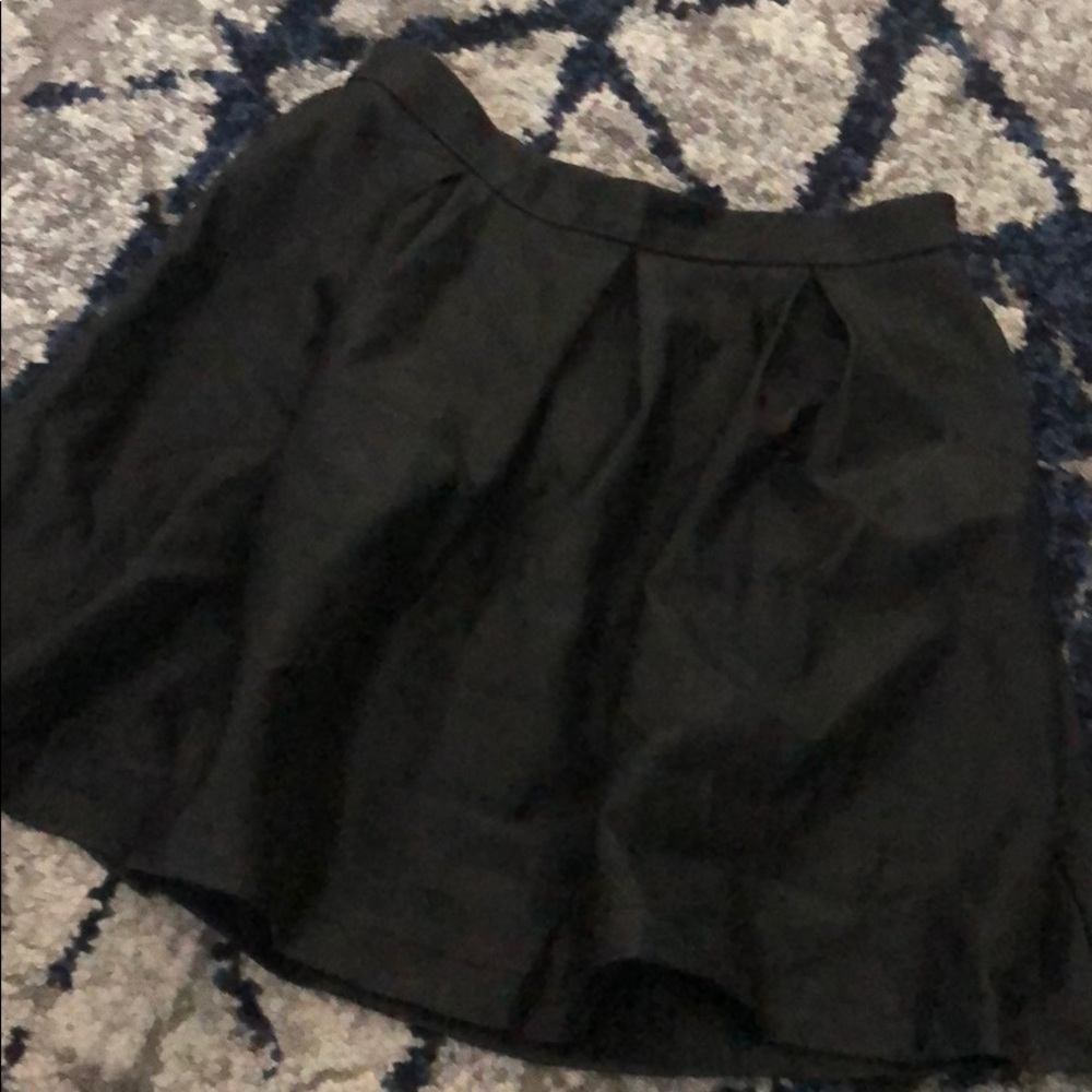 Faux leather skirt
